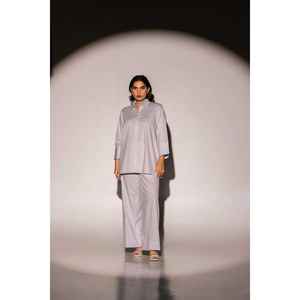 Ensemble coordonné teint en fil KST-43107 : Blazer et short au-dessus du genou, tailles XS et XXS, manches trois-quarts, tenue élégante - Product Image 4