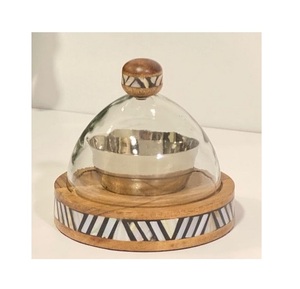 Serveur de noix en acier inoxydable et laiton Bol de service aux dattes au chocolat de qualité supérieure pour mariage et hôtel - Product Image 4