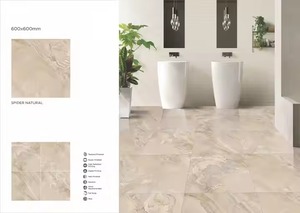 Design d'araignée naturelle 600x600mm Carreaux de sol vitrifiés nano polis brillants 60x60cm 2x2 PGVT GVT Porcelaine à usage intérieur - Product Image 4