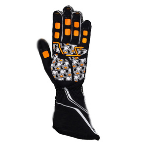 Logo personnalisé Gants de course complets Nomex Gants de course de voiture de haute qualité Go Kart Gants de course noir - Product Image 2