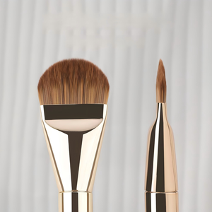 Brocha de Maquillaje Plana de Marca Privada para Maquillaje Líquido, Brocha de Maquillaje Facial Premium - Product Image 1