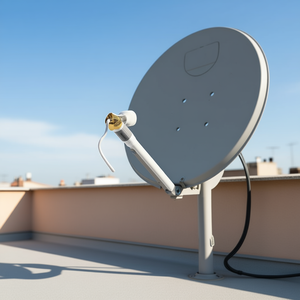 Cable de Antena de TV Satelital Blanco de 2m, 110Db, Modelo 00127193 - Product Image 3