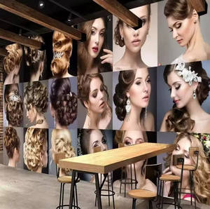 Grand Papier Peint Mural Personnalisé Salons <span class=keywords><strong>de</strong></span> Beauté Outillage Personnalisé Beauté <span class=keywords><strong>Coiffure</strong></span> Mur Fond Mur Papier Peint Décoratif - Product Image 5
