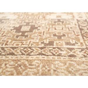Viscaya Beige <b>Brown</b> Hand Knotted <b>Wool</b> Rug AKWL-3116 Geometric Pattern Living Carpet for Home Entryway Car Rectangle Puzzle Shape - Product Image 3