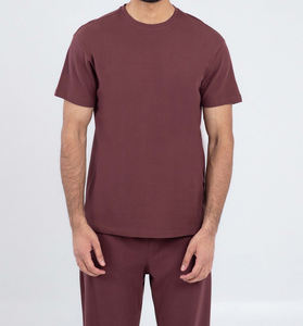 Fabricantes de primera calidad al por mayor Logotipo de diseño personalizado OEM verano 100% algodón cuello redondo Camiseta para hombres - Product Image 1