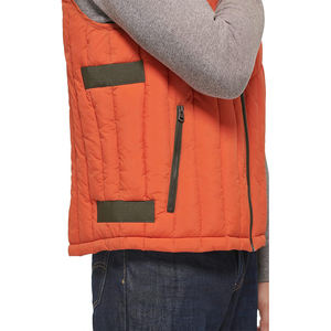 Venta caliente hombres Puffer chaleco abrigo marrón acolchado Casual invierno hombres chalecos y chalecos - Product Image 5