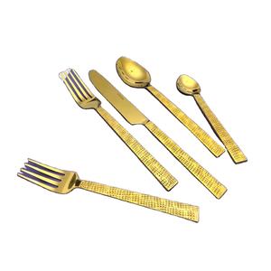 Nuevo Juego de Cubiertos de Alta Calidad Chapados en Oro con Diseño de Mango Hecho a Mano, Cubiertos de Acero Inoxidable de Lujo para Restaurante, Boda, Hogar - Product Image 1