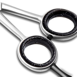 Tijeras de peluquero de acero inoxidable, tijeras de corte de peluquero de hoja súper afilada con reposapiés ajustable, tijeras de salón - Product Image 3