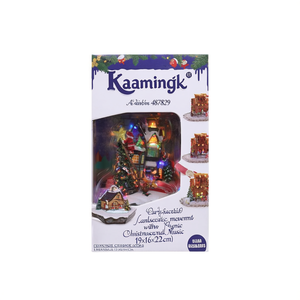 Kaemingk 487829 Paysage avec lumières mouvantes et musique (19x16x22cm) Décorations de Noël - Product Image 2