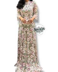 Nouvelle robe de soirée de luxe de haute qualité, style français, broderie perlée, coupe trapèze, manches régulières, couleur unie, pour femme - Product Image 5