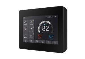 Termostato Touch a Colori Tutto-in-Uno Falcon |   WiFi + Umidità + Programmazione |   FCC/RoHS, Compatibile con Pompe di Calore/Caldaie USA/Kuwait - Product Image 4