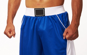 Sportswear Men MMA Kick Boxing Muay Thai Lightweight Breathable Front Logo Shorts - Product Image 6