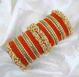 Ventes directes d'usine ensembles de bracelets en verre de forme ronde ensembles de Churiyan de femmes religieuses islamiques pour adultes bijoux de bracelets indiens