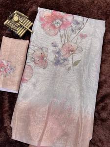 Luxueuse meilleure qualité indien Saree Collection avec fil main Pitta travail sur pur tissu de soie Taspa pour les femmes vêtements de Festival - Product Image 4
