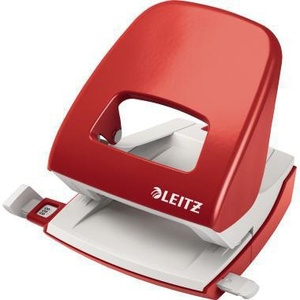 เครื่องเจาะกระดาษ Leitz NeXXt 5008 ขนาด 8 ซม. สำหรับเจาะ 30 แผ่น (80 กรัม/ตร.ม.) สีแดง พร้อมรางหยุด สำหรับเจาะกระดาษ 30 แผ่น หนา 80 กรัม/ตร.ม. - Product Image 1