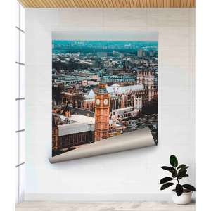 Majestuosidad urbana: arte impreso en lienzo del paisaje urbano de Londres, póster enrollable - Product Image 1