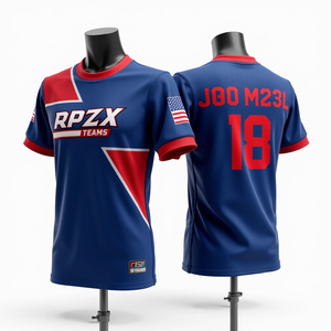 Uniformes de ropa deportiva con cuello redondo de malla transpirable sublimada personalizada para hombre, camisetas de pesca de fútbol y baloncesto impresas - Product Image 5