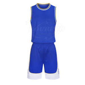 Uniforme de baloncesto reversible personalizado para hombre conjunto corto ropa deportiva transpirable - Product Image 1