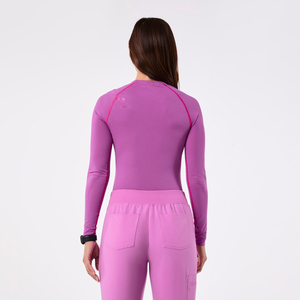 Mujeres personalizadas uniformes de enfermera de manga larga bajo Scrub Stretch camiseta Scrub Tops - Product Image 4