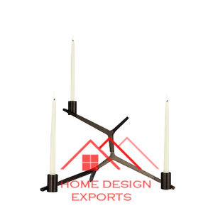 <b>Dinner</b> Table Centerpieces New Arrival Metal Aluminium T Light <b>Holder</b> Hot Selling Aluminium Casted <b>Candle</b> Stands - Product Image 4