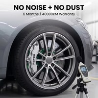 Plaquettes de frein professionnelles pour BMW X3/X4/X5 520/530i 750Li/BMW 740Li D1850 NAO Céramique Freinage Rapide Avant MG Manufacturing