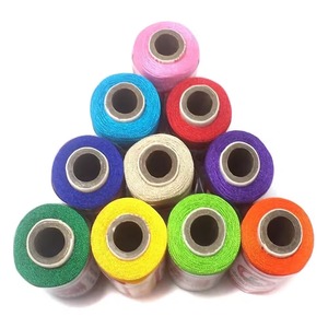 Hilo profesional de nailon consolidado de algodón 100% de alta tenacidad para coser tapicería tejido extensiones de cabello fabricación de pelucas - Product Image 1