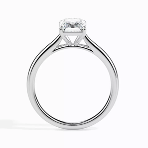 Top-Up Design Solitaire 1.00CT Radiant Cut Lab-Grown Diamond Anillo de mujer Plata de ley IGI Certificado Aniversario de bodas - Product Image 3