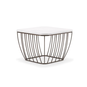 โต๊ะข้างโซฟาสุดหรูโต๊ะกาแฟโลหะเป็นมิตรต่อสิ่งแวดล้อมโต๊ะกาแฟสำหรับตกแต่งห้องนั่งเล่นห้องอาหารดีไซน์ใหม่ล่าสุด - Product Image 6