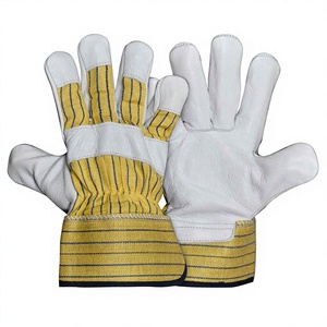 Guantes de Trabajo de Primera Calidad, Fabricados en Canadá, de Piel de Cabra, Resistentes, Anti-Impacto, para Trabajo Pesado, Protección para Manos y Brazos - Product Image 1