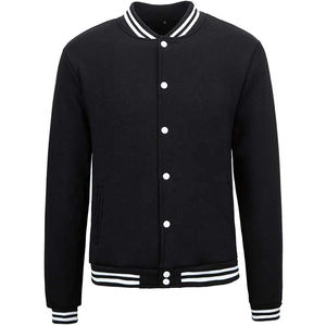 แจ็กเก็ตเบสบอลแขนยาวผ้าคอตตอนพิมพ์ลายออกแบบโลโก้ของคุณได้ตามที่ต้องการ - Product Image 1