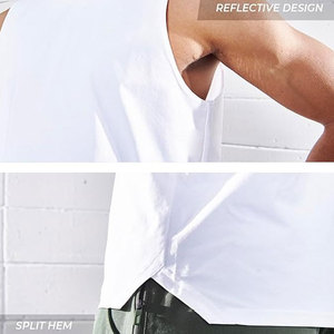 เสื้อกล้ามถักลำลองแบบเรียบง่ายสำหรับผู้ชาย ปี 2025 พิมพ์ลายพัฟ ระบายอากาศ แห้งเร็ว ผลิตจากโพลีเอสเตอร์ 100% - Product Image 4