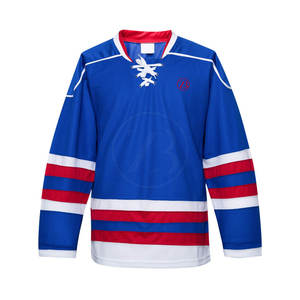 Maillot de hockey sur glace 100% polyester de haute qualité Design personnalisé Vêtements de hockey sur glace de haute qualité fabriqués en usine - Product Image 1