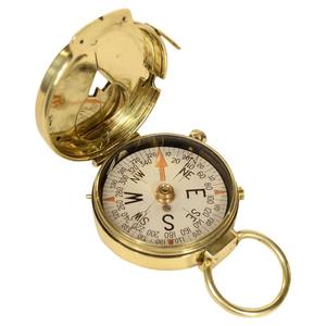 Brújula Náutica Antigua de Latón Macizo, Instrumento de Navegación Marítima de Bolsillo, para Campamento, Viajes, Aventuras, Regalo - Product Image 5