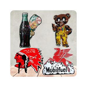 Nostalgic Retro Vintage Screen Printed <b>Enamel</b> <b>Sign</b> Custom Die Cut Metal Tin for Gift Porcelain Manufacturer Craft Application - Product Image 5