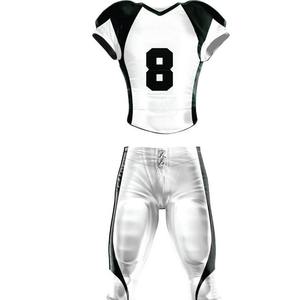 Uniformes personnalisés de maillot de football américain pour hommes été respirant demi manches grande taille concevez votre propre numéro de nom d'équipe - Product Image 1