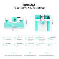 Machine de découpe de films hydrogel TPU pour téléphones portables, machine de découpe de films de protection d'écran et de stickers arrière, à faible coût