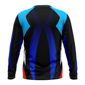 Camiseta de compresión de secado rápido para hombre, camiseta de gimnasio ligera personalizada, ropa activa transpirable sublimada completa, lavado sin costuras - Product Image 3