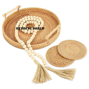 ชุดถาดเสิร์ฟหวายทรงกลม2ชิ้นถาดเสิร์ฟหอยมุกดีไซน์เนอร์ถาดเสิร์ฟหวายแฟนซีปรับขนาดได้ตามต้องการ - Product Image 3