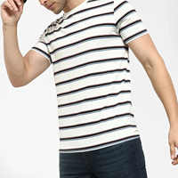 Camiseta de Algodón Orgánico Tejida, Personalizada OEM, Talla Grande, Fabricante de Camisetas para Hombre, Manga Corta, Diseño en Blanco, Alta Calidad, 180 GSM, Bangladesh