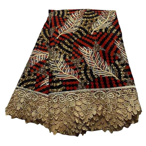 Luxury African Swiss Voile Lace Fabric Embroidered Ankara Design <b>for</b> Wedding and Party Dressmaking by Nigeria Hitjem Export - Product Image 2