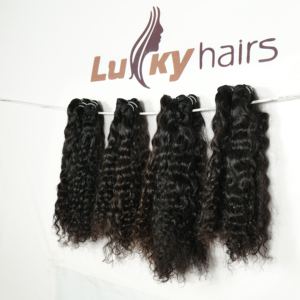 Cutícula sin procesar alineada 100% Temple Extensiones de cabello humano vietnamita Venta al por mayor Precio de fábrica Onda profunda Onda natural rizada - Product Image 5