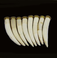 Pendentifs en os de buffle faits à la main de haute qualité, écologiques, avec perle naturelle, design moderne, bijoux d'origine indienne