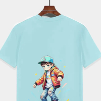 T-shirt tendance pour jeunes Streetwear unisexe en tissu de coton Design personnalisé pour les événements des équipes et l'utilisation promotionnelle