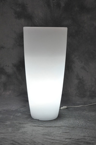 Vaso Home Light Tondo 40x90h cm. Colore Bianco Ghiaccio - Product Image 1