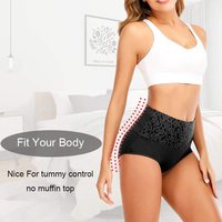 Celana Dalam Wanita Setengah Slip Pinggang Rendah Bergaris Nyaman Bahan Spandex/Nilon untuk Yoga dan Gym