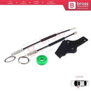 ชุดซ่อมมอเตอร์กระจกไฟฟ้า BWR5144 สำหรับประตูหน้าซ้าย รุ่น 307 3A/C 3E 3H ปี 2001-2008 แบบ 4/5 ประตู หมายเลขอะไหล่ 9634456980 - Product Image 4