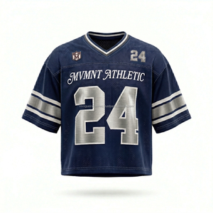OEM American Football Oversized Jerseys Custom Design Breathable Sportswear Bulk Order - Product Image 1
