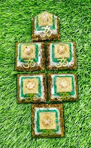 Cristal de Ojo de Tigre para Generador de Energía Orgónica - Pirámides de Orgonita para Protección EMF - Cristal Curativo - Cristal de Chakra - Product Image 3