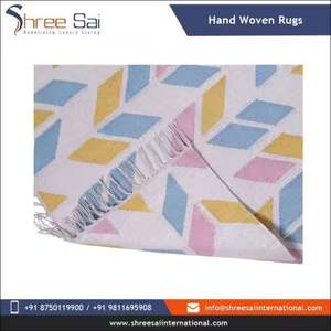 Tapis rayés brodés à la main 100% coton les plus vendus Matériau multicolore de la plus haute qualité à bas prix - Product Image 5