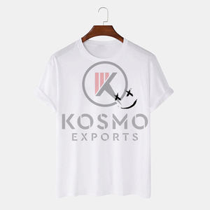 Ropa informal New Regular Fit Men 100% Cotton Plain Lightning Home Transpirable Eco-Friendly 300g Camiseta para hombres - Product Image 4